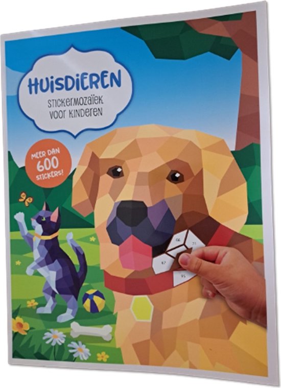 Huisdieren sticker mozaïek - meer dan 600 stickers