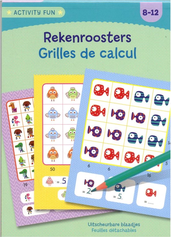 Activity fun - Rekenroosters (8 - 12 j.) / Activity fun - Grilles de calcul (8 - 12 a.) - Onbekend