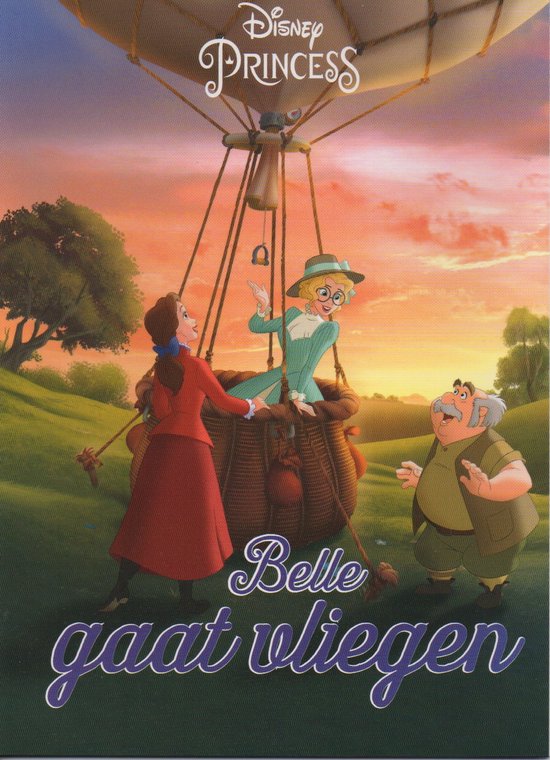 Princess - Belle gaat vliegen - Softcover voorleesboek en zelflees boek - Disney