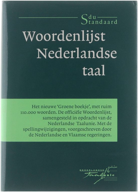 Woordenlijst Nederlandse taal - KOLEKTIV, Taalunie