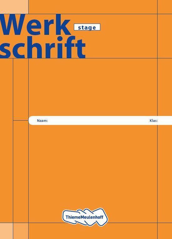 Werkschrift Stage - H. v.d. Brand