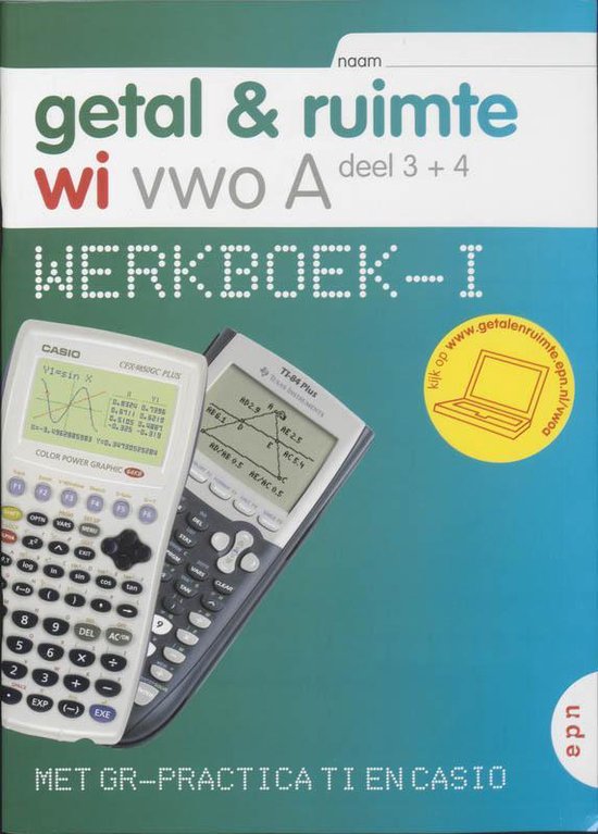 Getal en Ruimte / Vwo A 3 en 4 / deel Werkboek - i - L.A. Reichard