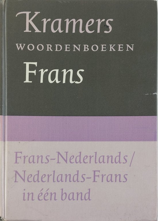 Frans Nederlands ned Frans woordenboek - Kramers