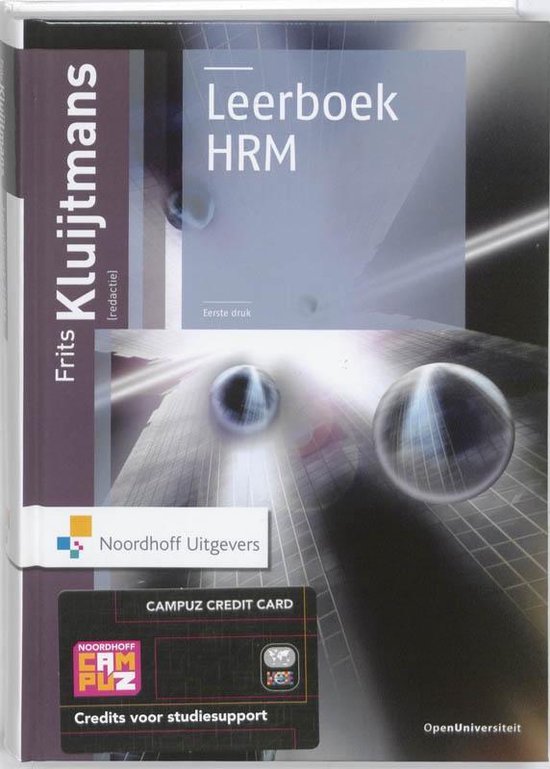 Leerboek Human Resource Management - Frits Kluijtmans, Albert Kampermans