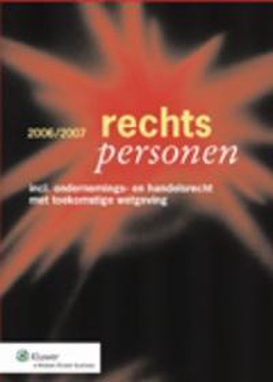 Rechtspersonen 2006/2007