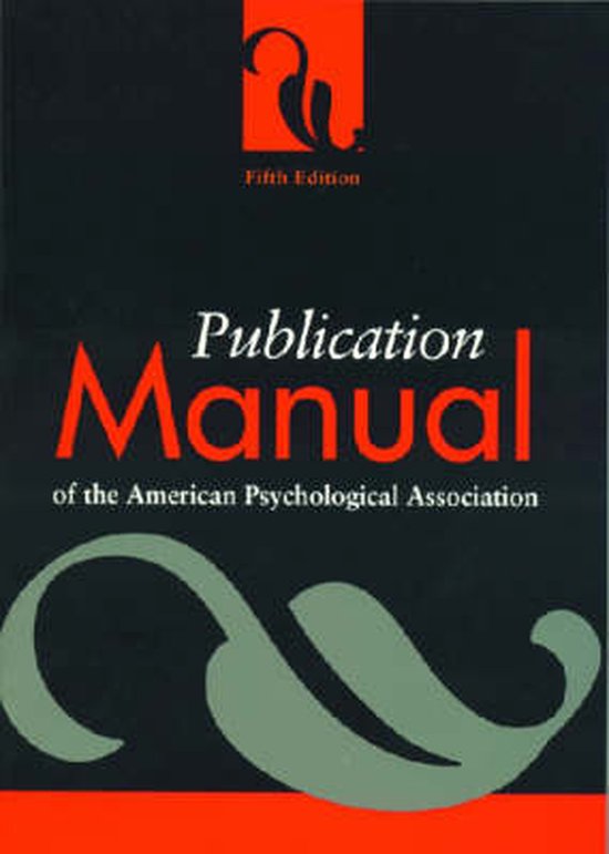 Publication Manual of the American Psychological Association - American Psychological Association, American Psychological Society