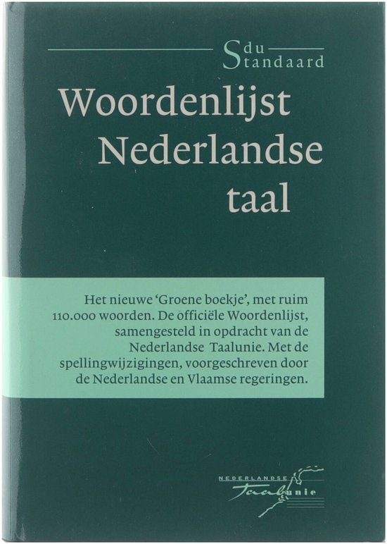 Woordenlijst Nederlandse taal - Instituut voor Nederlandse Lexicologie