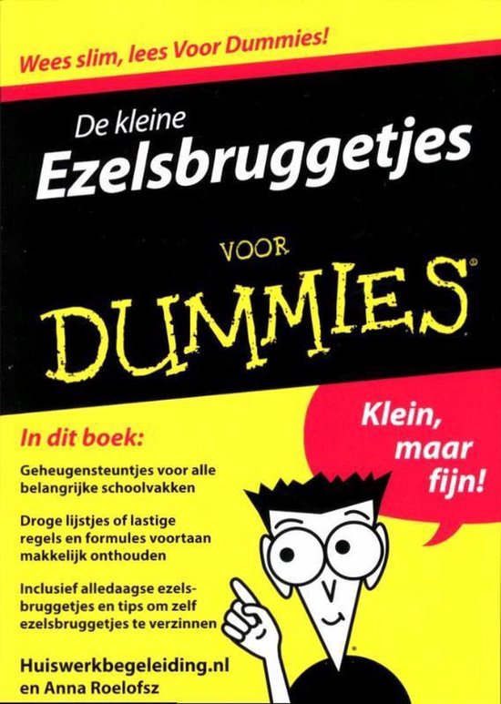 Voor Dummies - De kleine Ezelsbruggetjes voor Dummies - Huiswerkbegeleiding.Nl, Anna Roelofsz