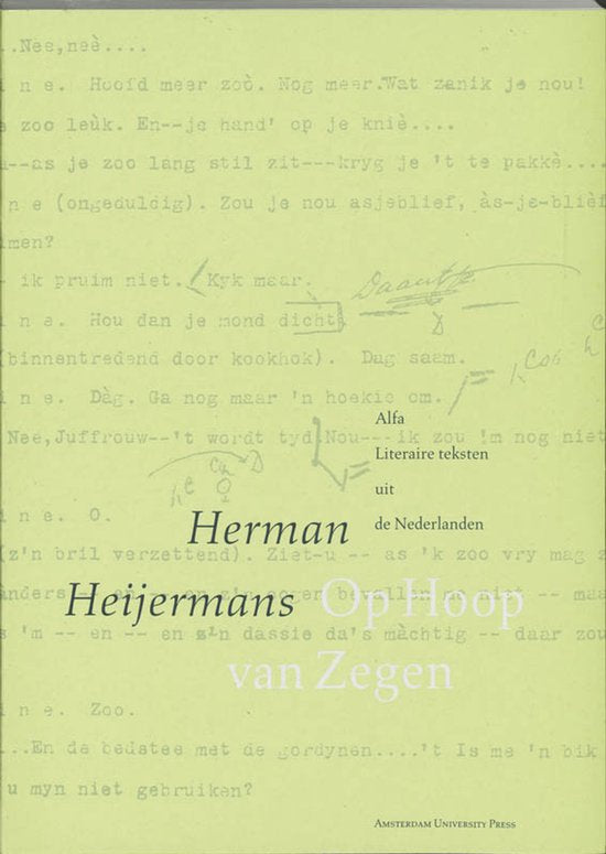Literatuur voor beginners - Op hoop van zegen - Herman Heijermans, Hans van den Bergh