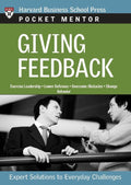Giving Feedback - Harvard Business School Press