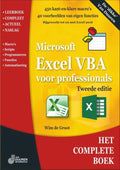 Het complete boek - Excel VBA voor professionals - Wim de Groot