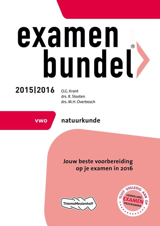 Examenbundel 2015/2016 vwo natuurkunde - O.G. Krant