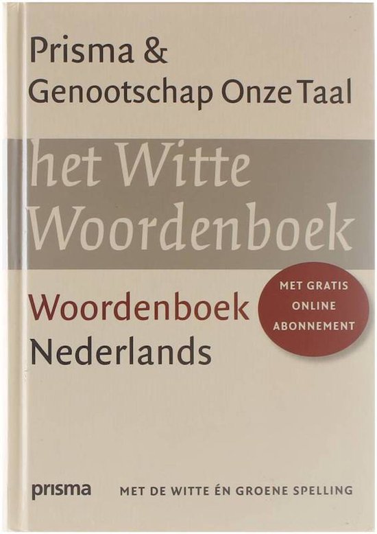 Het Witte Woordenboek Nederlands - Onbekend, Boudewijn Buch