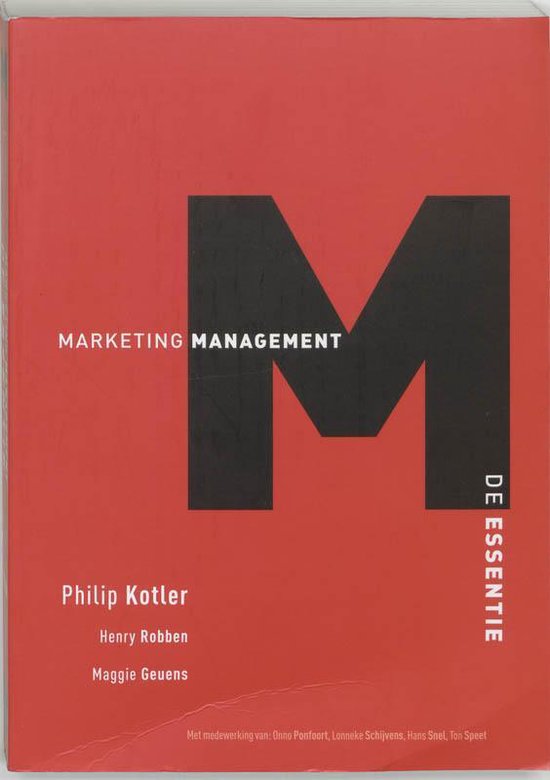 Marketing Management - Kotler Philip, Robben Henry