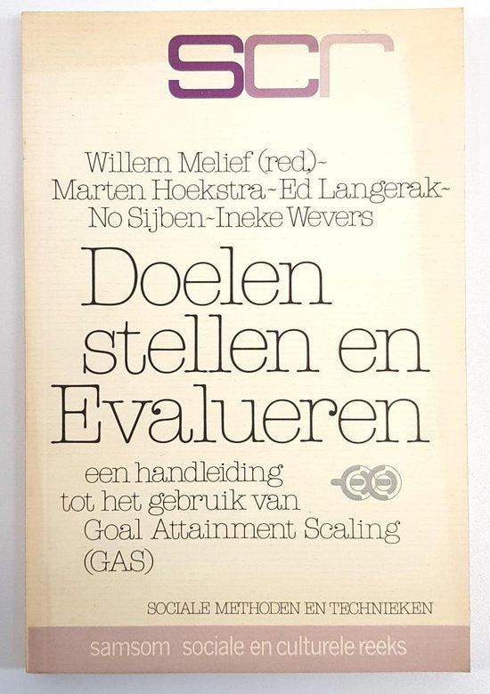 Doelen stellen en evalueren - M.J. Hoekstra