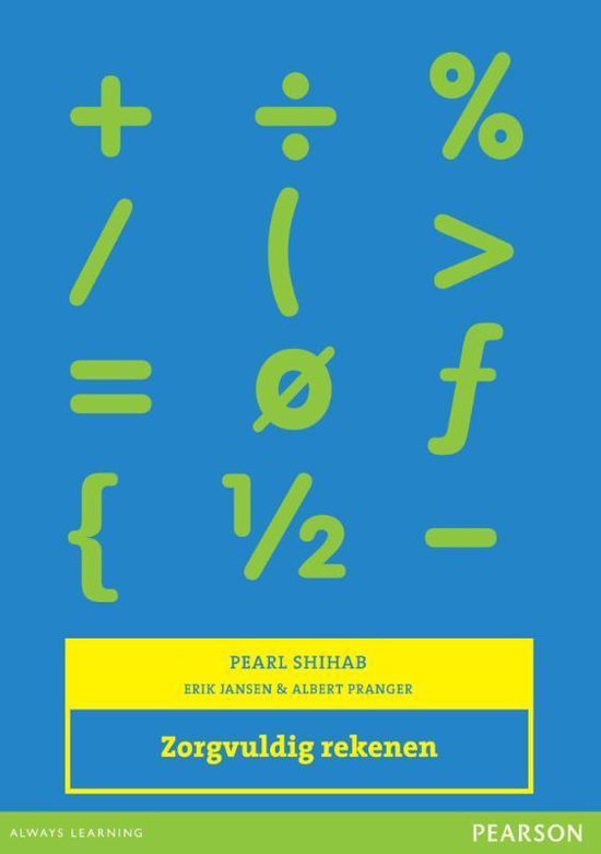 Zorgvuldig rekenen - Pearl Shihab, Shihab, Pearl