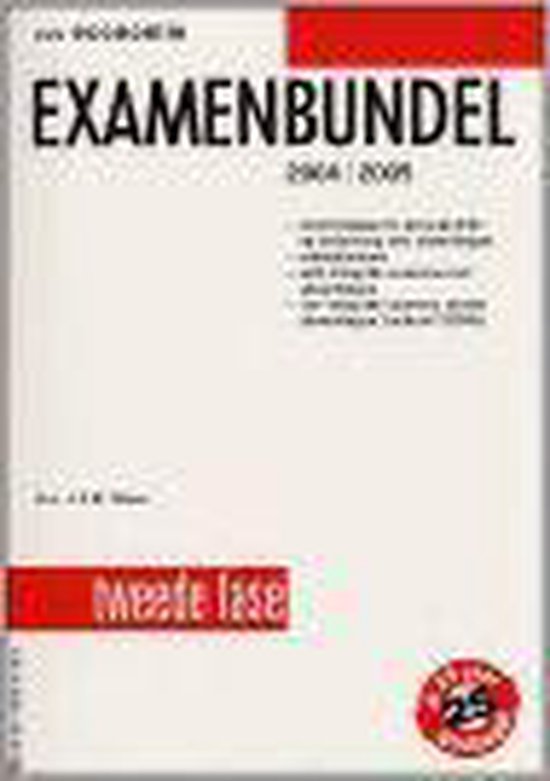 Examenbundel vwo - J.p.m Blaas