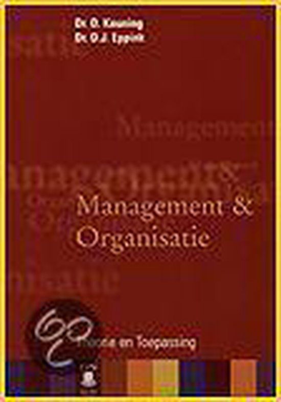 Management & organisatie - David Keuning, Derk - Jan Eppink