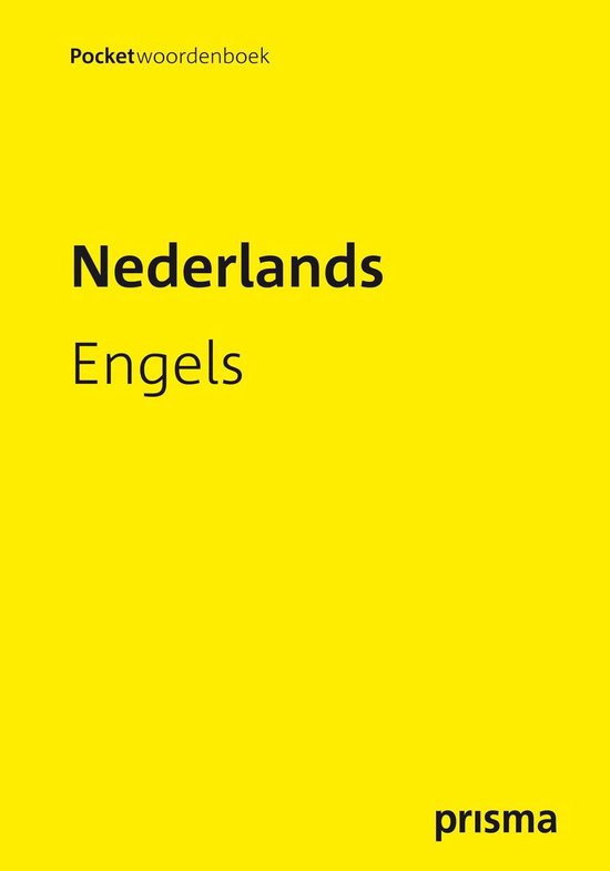 Prisma pocketwoordenboek Nederlands - Engels - A.F.M. de Knegt, C. Knegt - Bos, de
