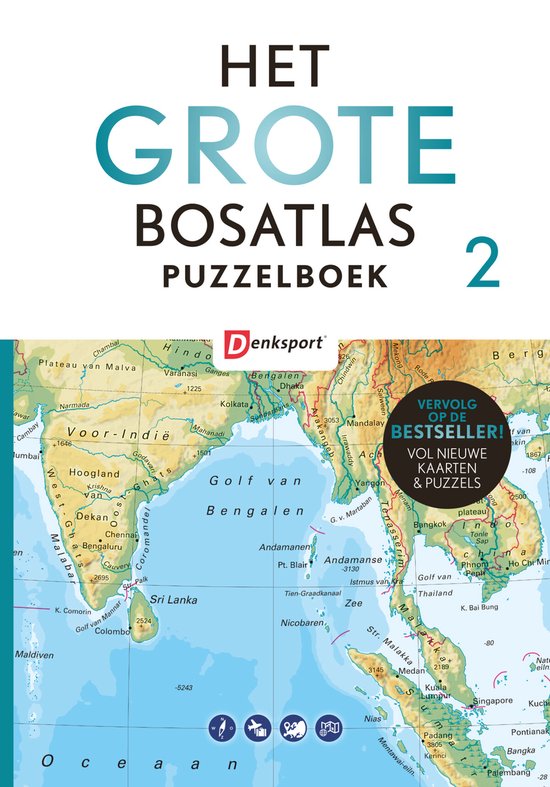 Het Grote Bosatlas Puzzelboek II - puzzels en rebussen - logische puzzels