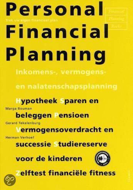 Personal financial planning financial planning reeks - G. E.A. Bosman
