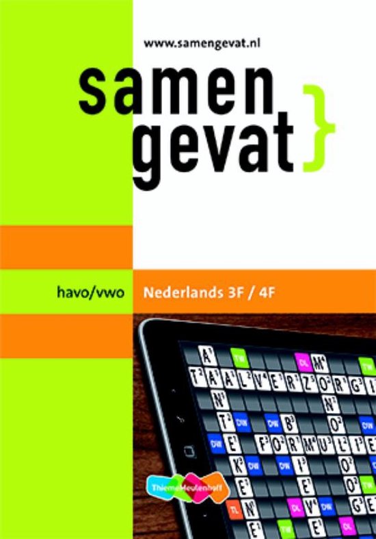 Samengevat Nederlands 3F/4F Havo/vwo - J. van Nassau