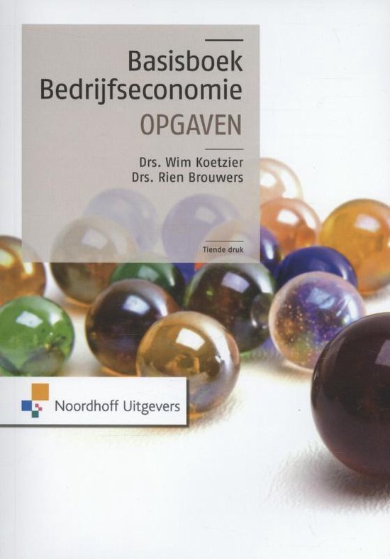Basisboek bedrijfseconomie - Wim Koetzier, M.P. Brouwers