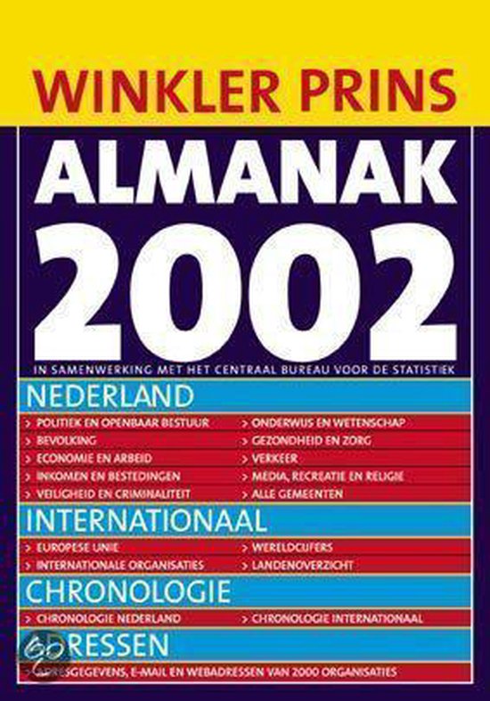 WINKLER PRINS ALMANAK 2002 PAP - Bronzwaer