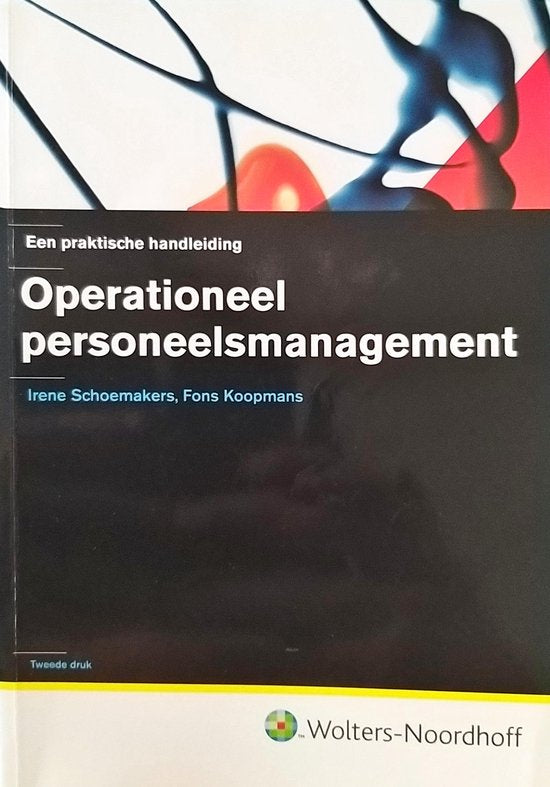 Operationeel personeelsmanagement - Onbekend