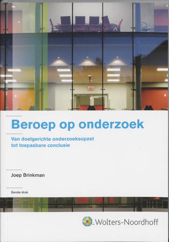 Beroep op onderzoek - Joep Brinkman, Hilbrand Oldenhuis