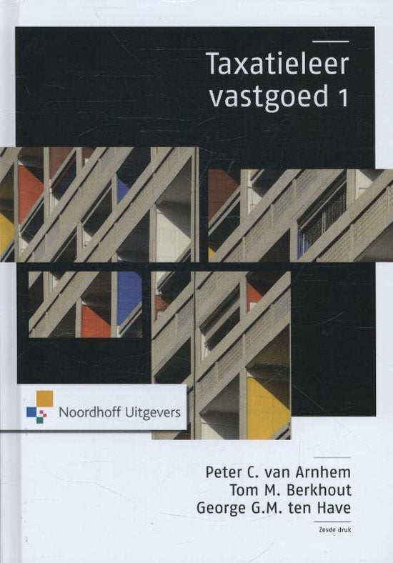 Taxatieleer vastgoed 1 - Peter van Arnhem, Tom Berkhout