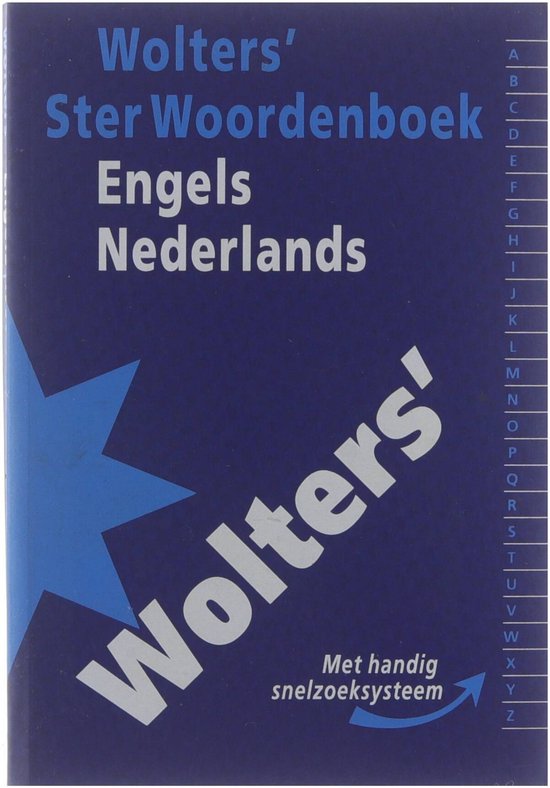 Wolters' Ster Woordenboek Engels Nederlands - Groningen Wolters, Boer H de Bood E G de