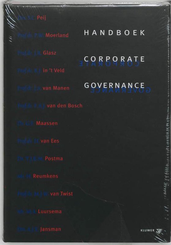 Handboek Corporate Governance - S.C. Peij