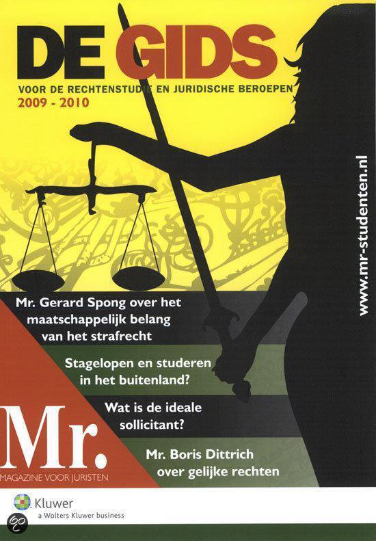 De Gids voor de rechtenstudie en juridische beroepen 2009/2010 - Onbekend