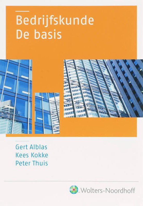 Bedrijfskunde - Gert Alblas, P. Thuis