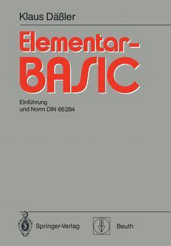Elementar - BASIC - Klaus Däßler, Klaus D. Ler
