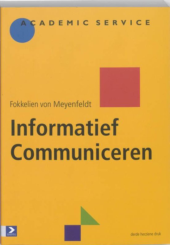 Informatief communiceren - F. Von Meyenfeldt