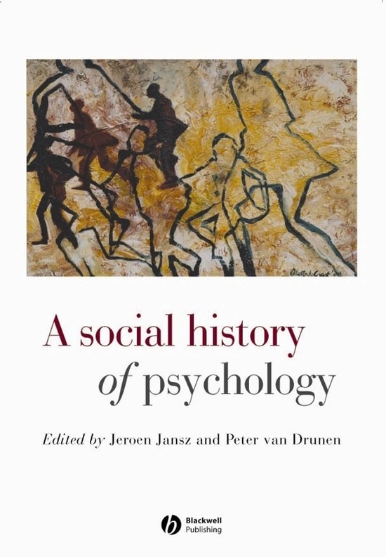 A Social History of Psychology - J Jansz, Drunen