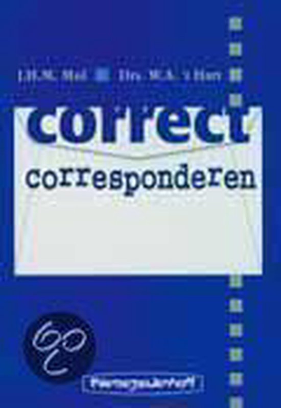 CORRECT CORRESPONDEREN - J.H.M. Mol