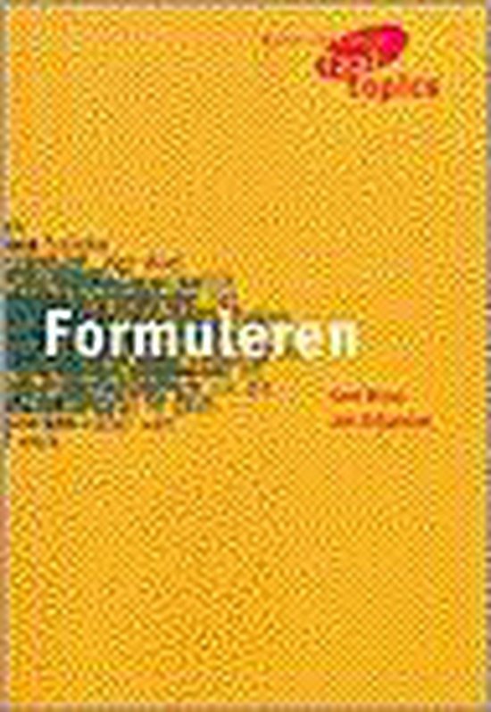 Taaltopics Formuleren - Braas