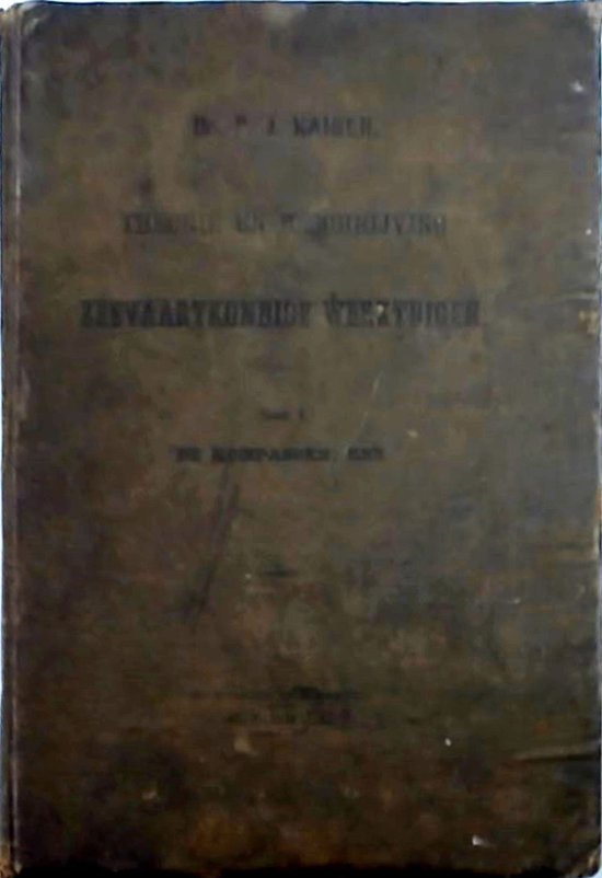 Theorie en beschrijving van zeevaartkundige werktuigen - deel 1 - Kaiser, Dr. P.J.