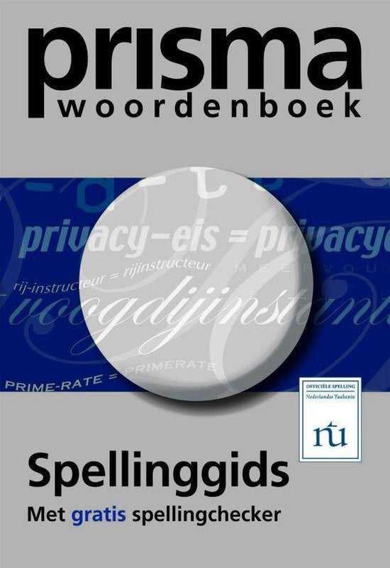Prisma Spellinggids Incl Cdrom - Onbekend