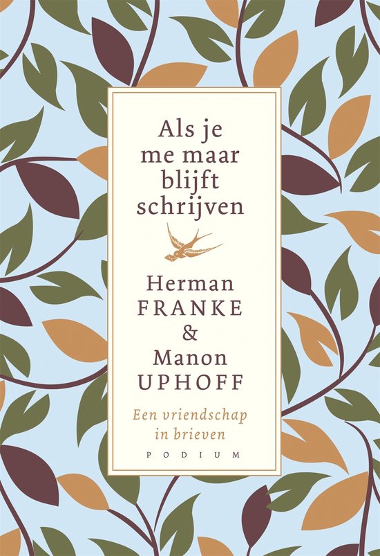 Als je me maar blijft schrijven - Herman Franke, Manon Uphoff