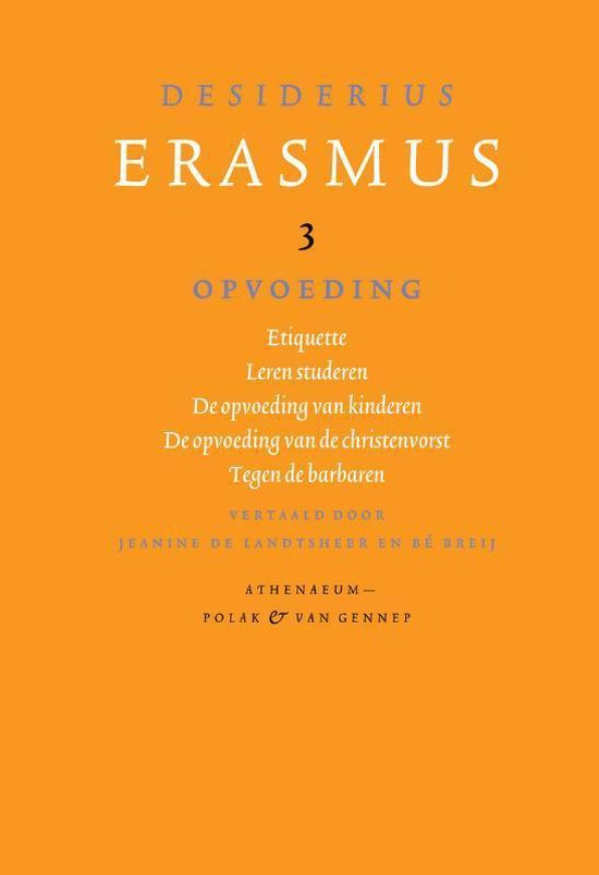 Opvoeding - Desiderius Erasmus