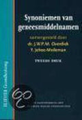 Synoniemen Van Geneesmiddelnamen - J W P M Overdiek, Y Jehee - Molleman