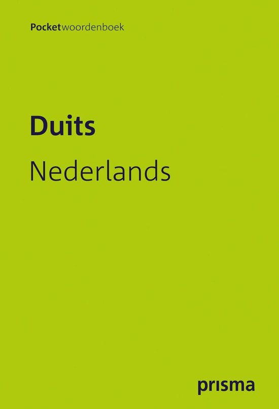 Prisma pocketwoordenboek Duits - Nederlands - J.A.H. Gemert, van, J.A.H. van Gemert