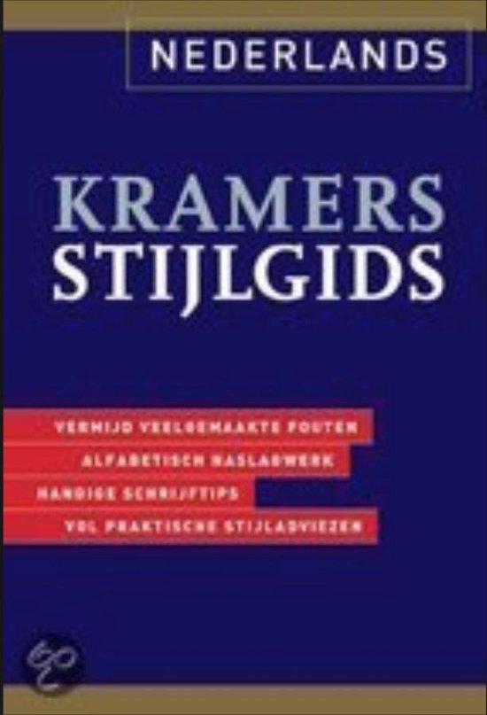 Kramers Stijlgids Nederlands - Henritte Hout