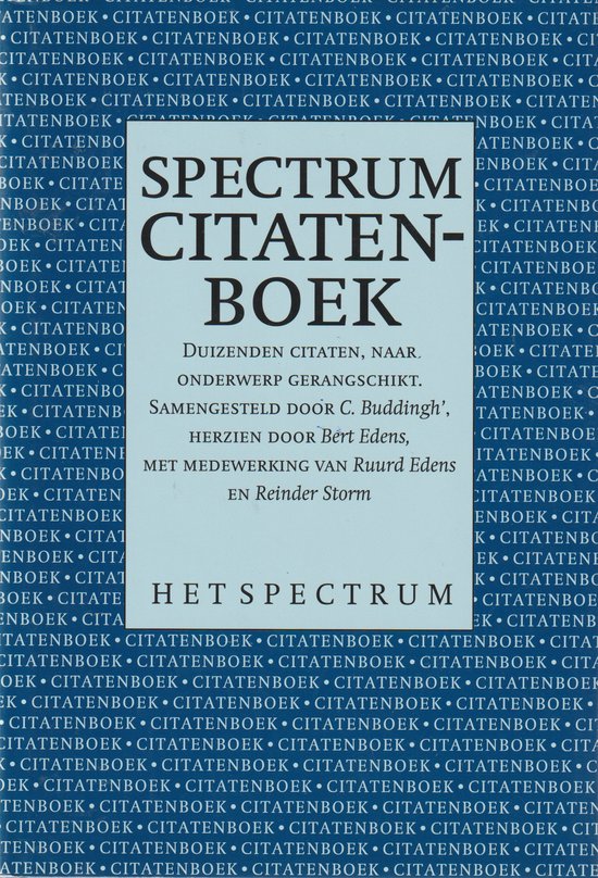 Spectrum citatenboek - C. Buddingh