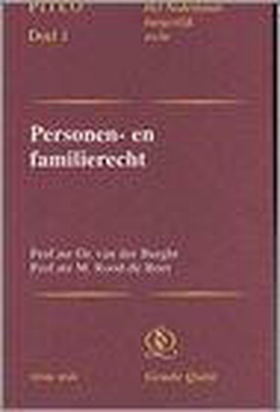 Personen - en familierecht - A. Pitlo