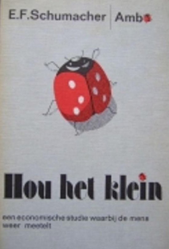Hou het klein : een economische studie waarbij de mens weer meetelt - Schumacher